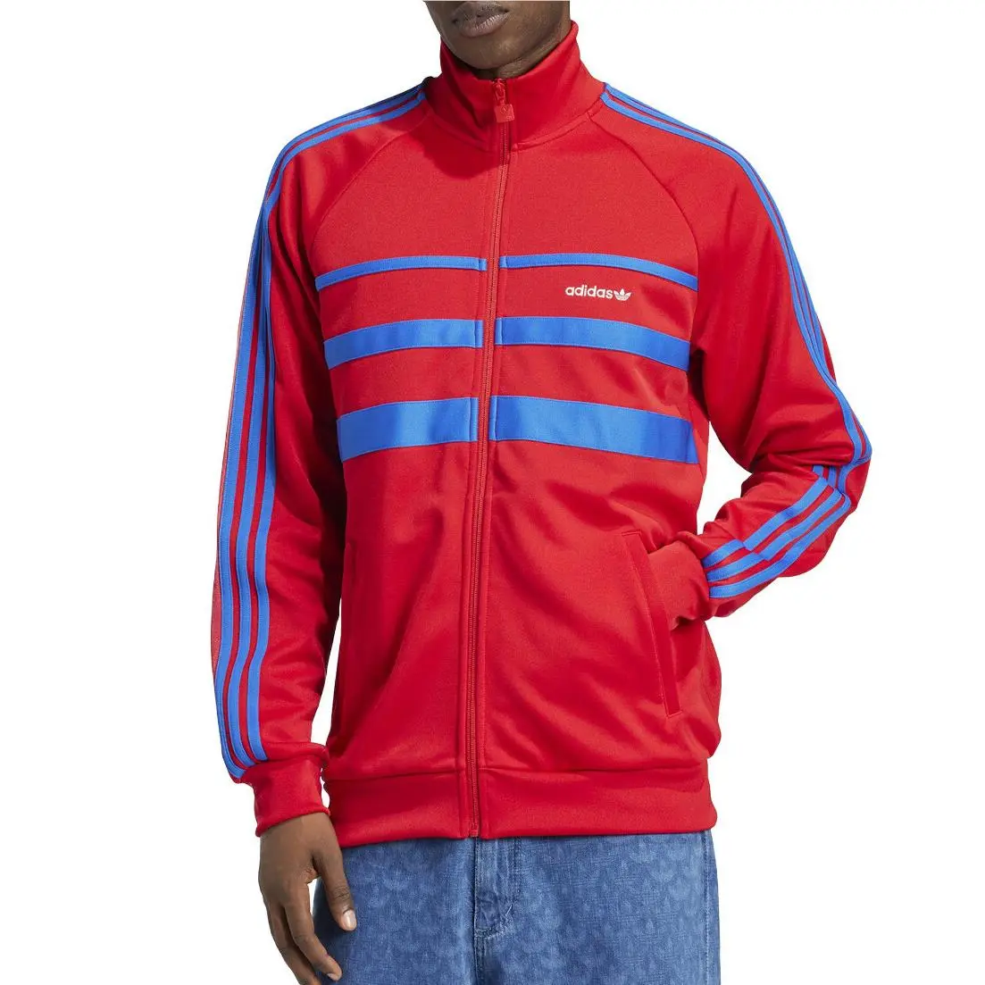 Adidas clothing - adidas The First Track Top - Red 20
