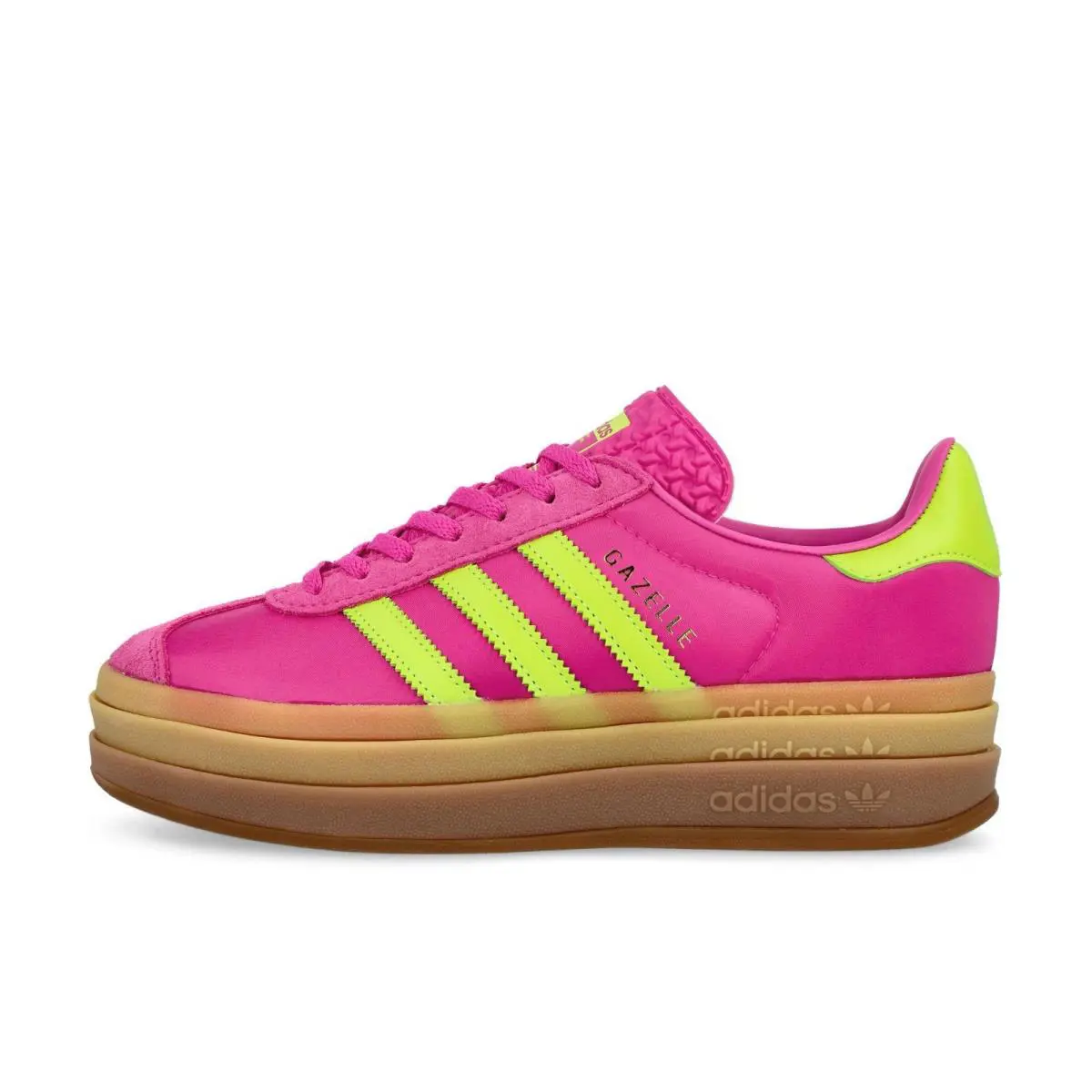 Adidas Originals Gazelle Bold Women s Athletic Shoe Pink Sneaker Footwear 705 - Pink