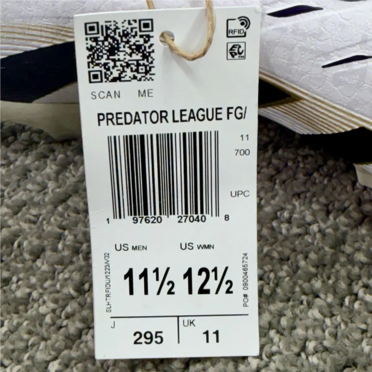 Adidas shoes - adidas Predator - Predator - JI1116 - White 7