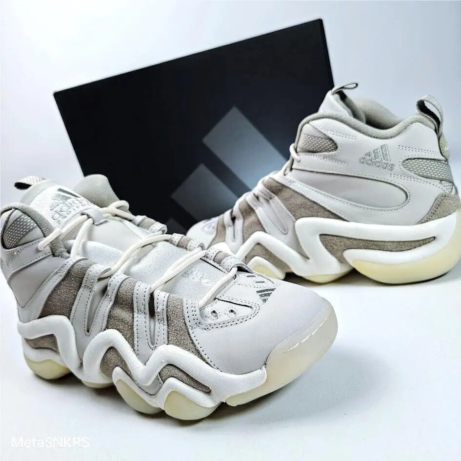 Adidas Crazy 8 US 9.5 Mens Off White Sesame Rare Lifestyle Kobe Retro IE7230