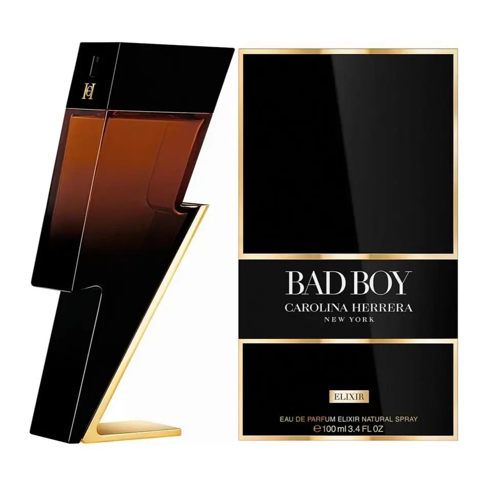 2025-BAD Boy Elixir BY Carolina HERRERA-SPRAY-EDP-3.4 OZ-100 Ml-authentic-spa