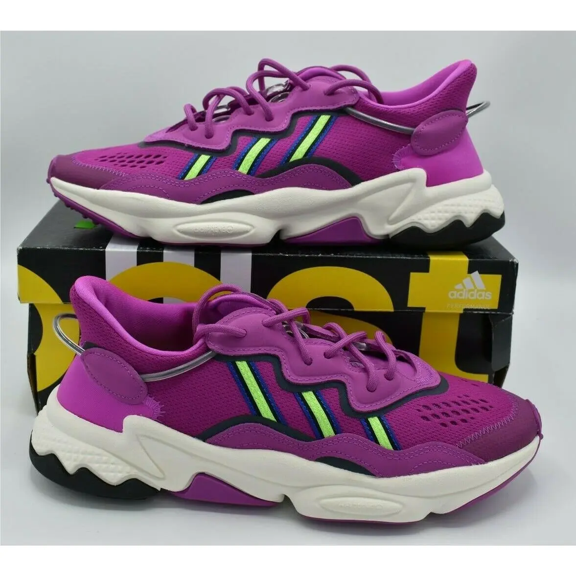 Adidas Originals Womens Size 10 Ozweego W Vivid Pink Sneakers Shoes