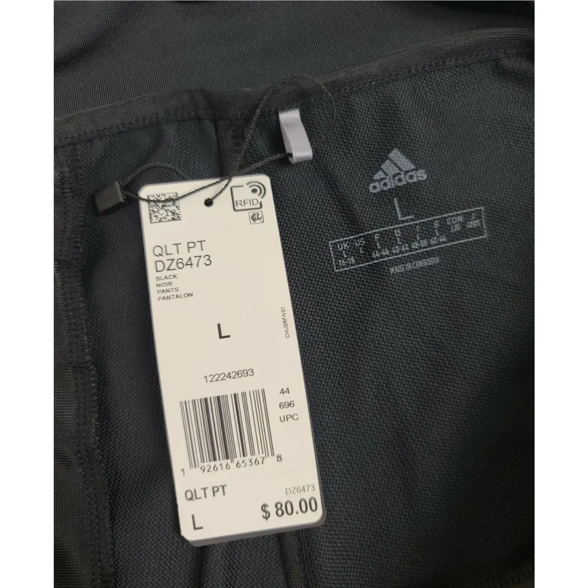 Adidas clothing - Adidas DZ 6473 - Black 1