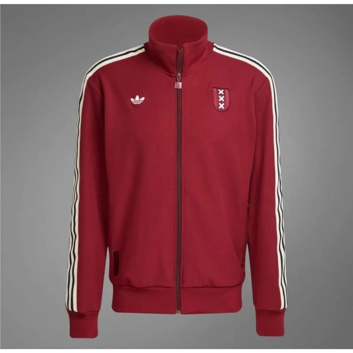 Adidas Ajax Amsterdam Anniversary Track Top Team Burgundy JF2743 Sz Large