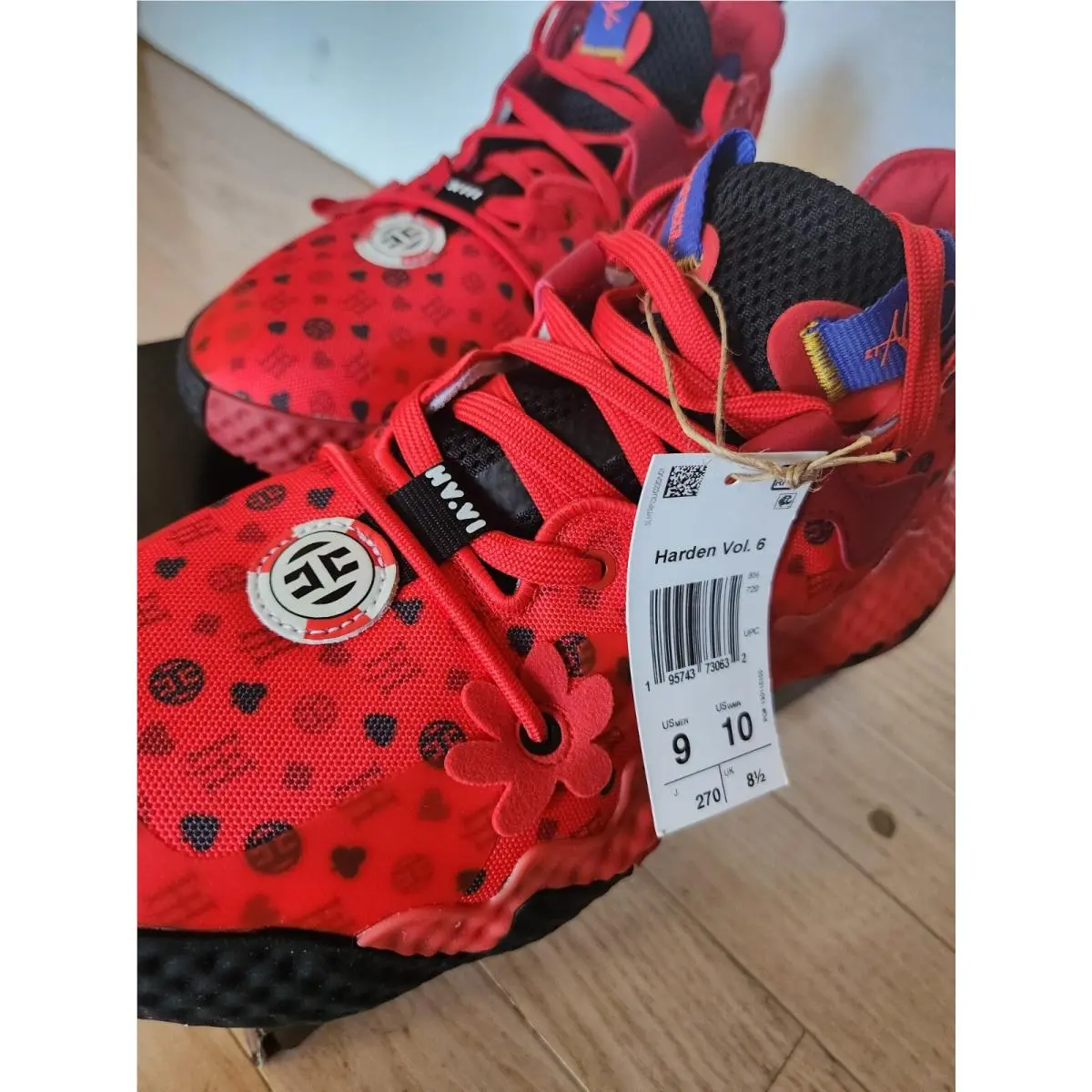 Adidas shoes - adidas Harden Vol. 6 - Harden - HQ3884 - Red (UPC: 195743730632) 3