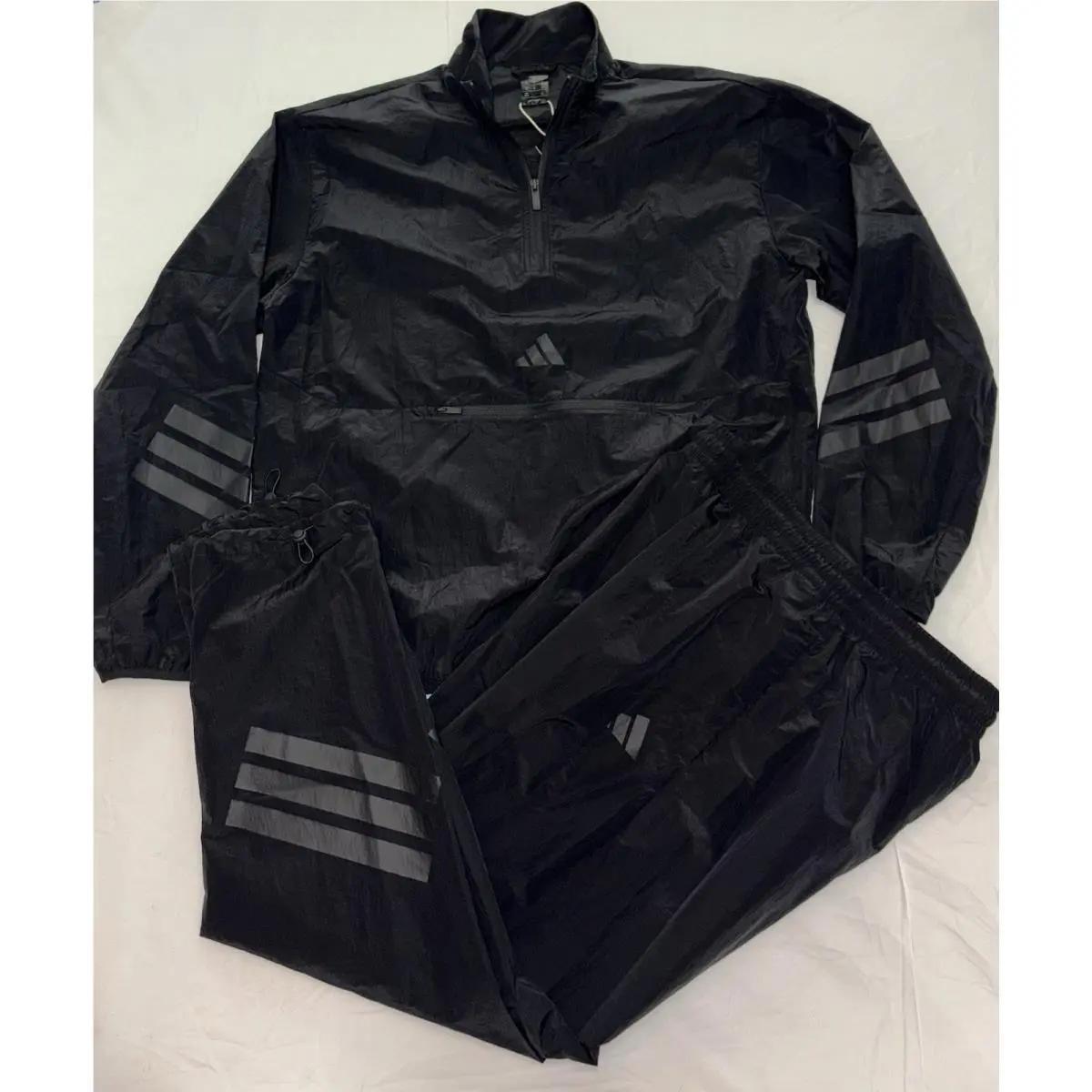 Adidas Men`s Future Icons 3-Stripes Woven 2pc Tracksuits Size Small