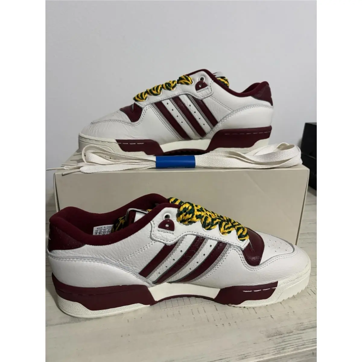 Adidas shoes - IH7740 - IH7740 - White / Burgundy / Yellow (UPC: 197609752680) 0