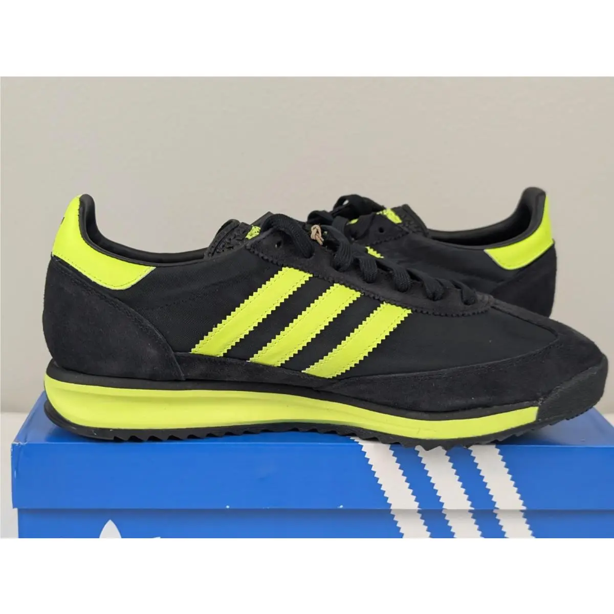 Adidas shoes - adidas SL 72 - IG4647 - Yellow/Black (UPC: 0196477534985) 7