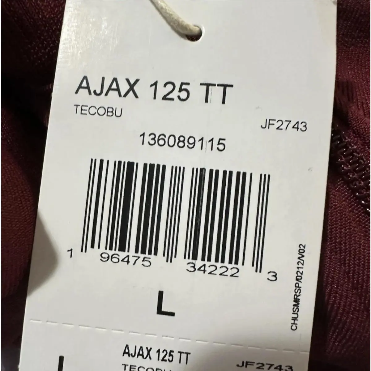 Adidas clothing - Adidas Ajax Amsterdam 125th Anniversary - JF2744 JF2743 - Red 19