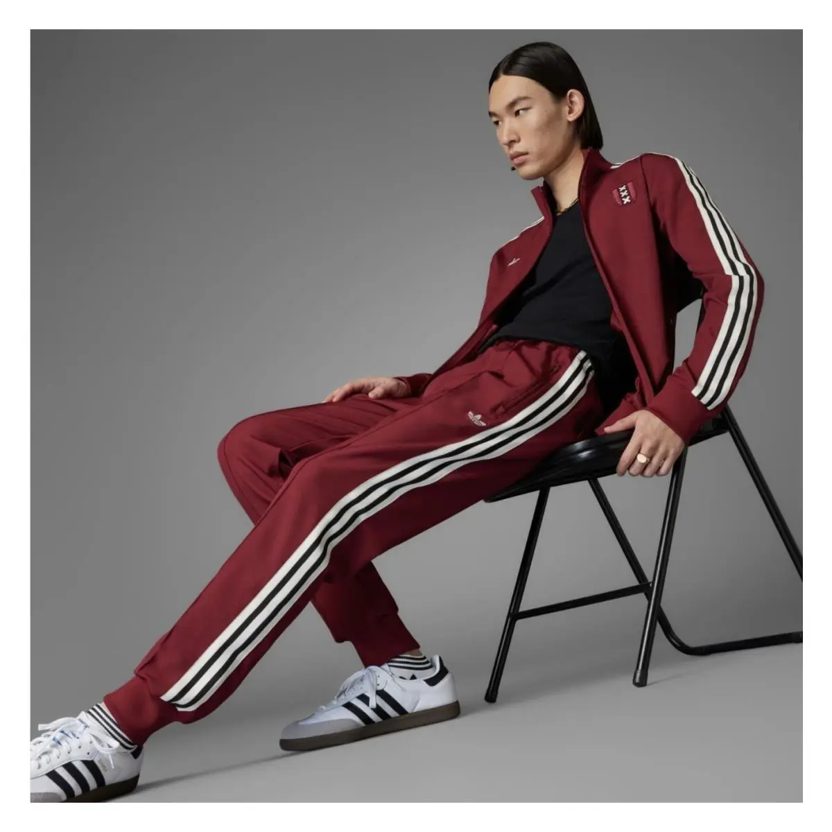 Adidas clothing - Adidas Ajax Amsterdam 125th Anniversary - JF2744 JF2743 - Red 5