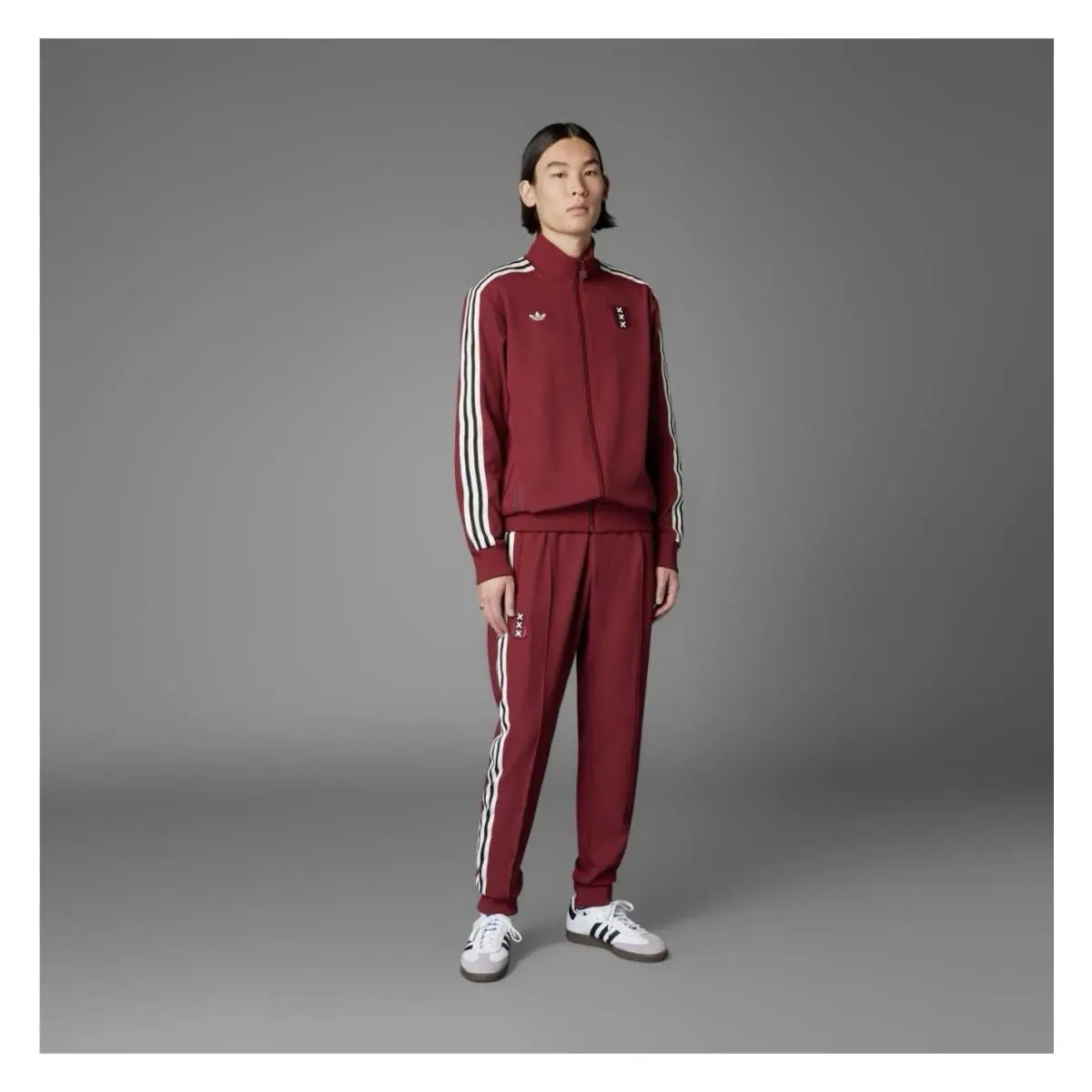Adidas clothing - Adidas Ajax Amsterdam 125th Anniversary - JF2744 JF2743 - Red 6
