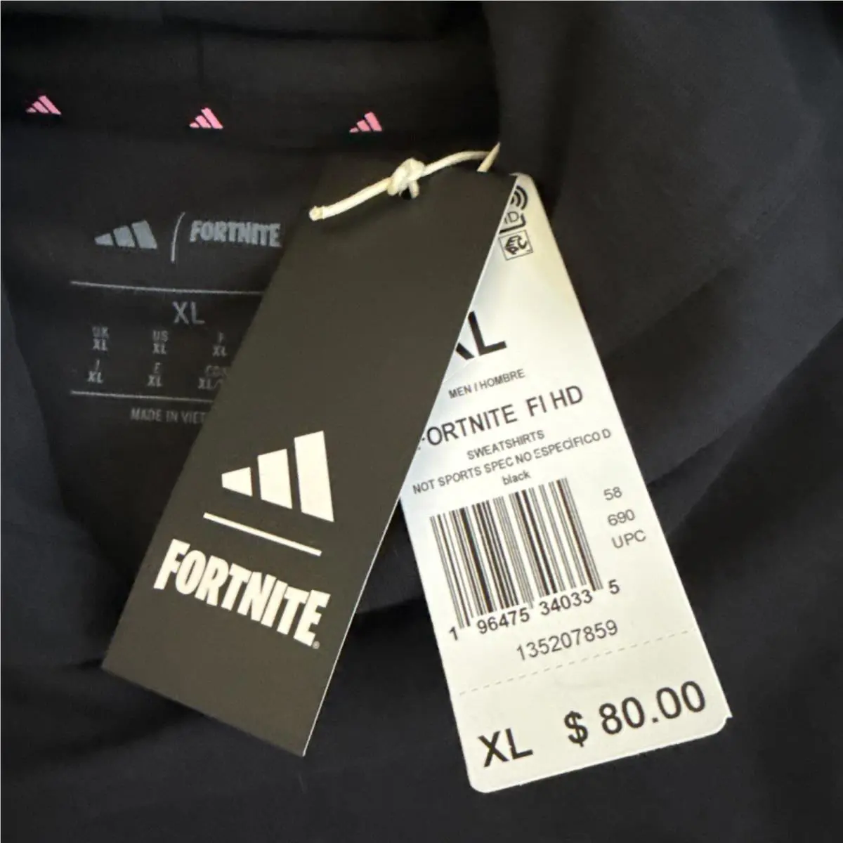Adidas clothing - JV9950 - JV9950 - Black (UPC: 196475340335) 2