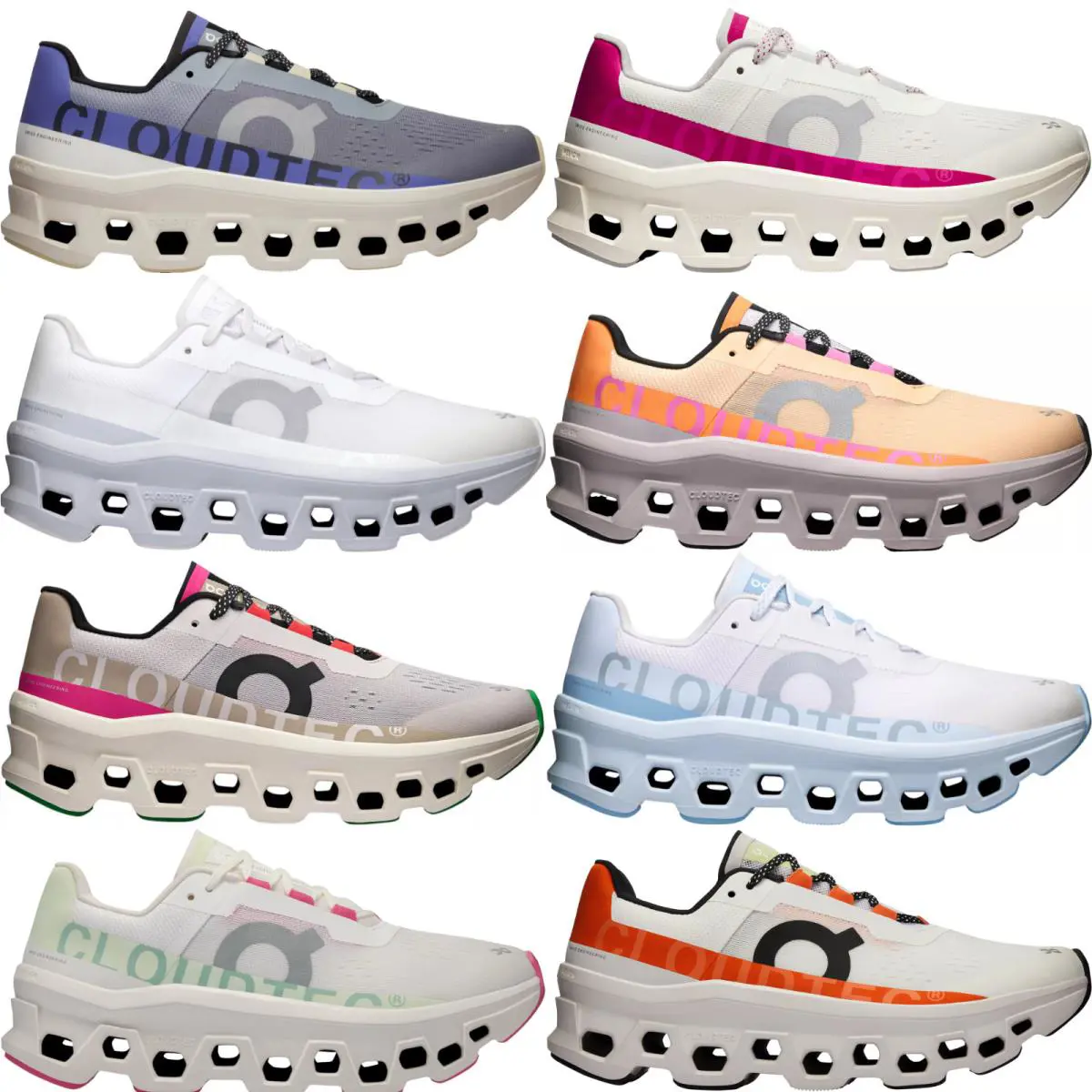 On-Running shoes - On Cloudmonster - Cloudmster - All White 44