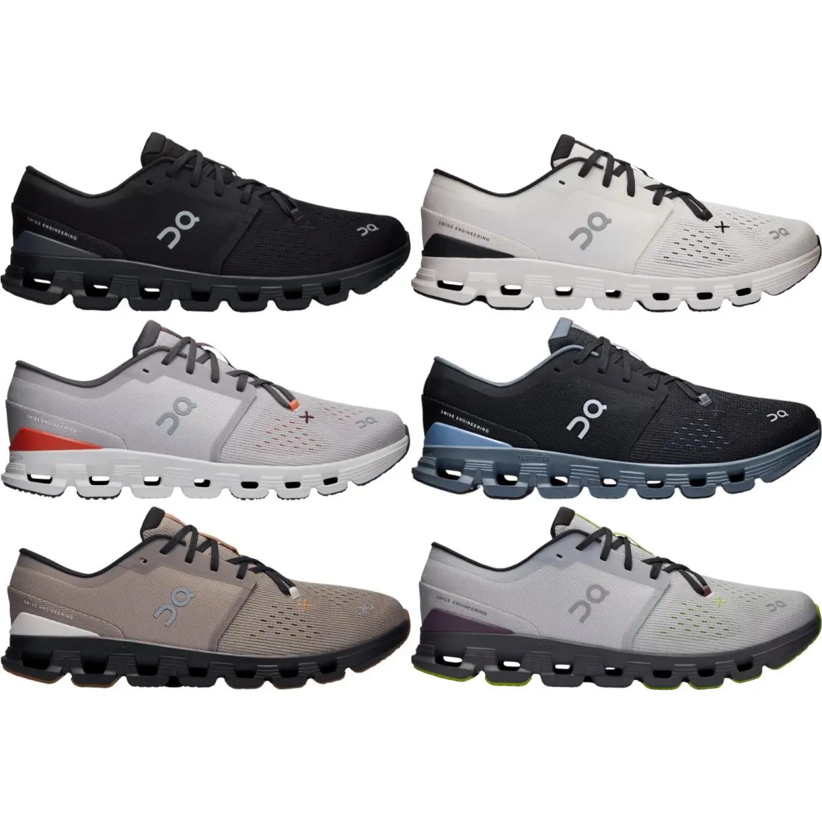 On-Running shoes - On Cloud X 4 - Cloud - Black/Eclipse 34