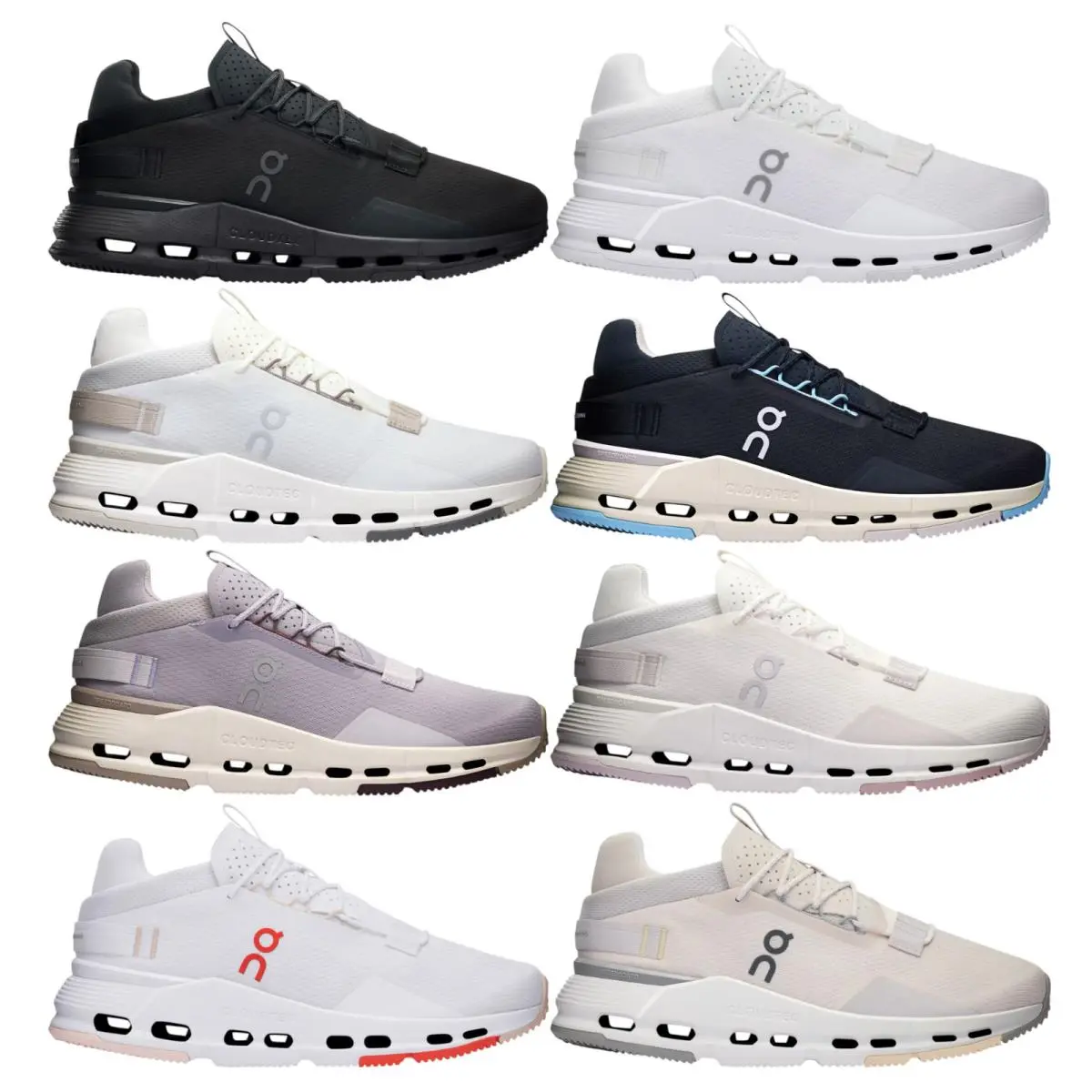 On-Running shoes - On Cloudnova 2 - Cloudnova - All White 28