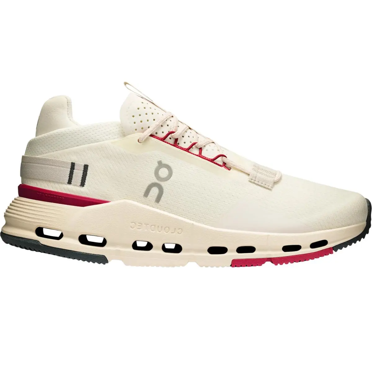 On Cloudnova 2 Women Running Shoes US Size 6-11 Colors Athletic Sneaker Ivory/Grenadine by On-Running