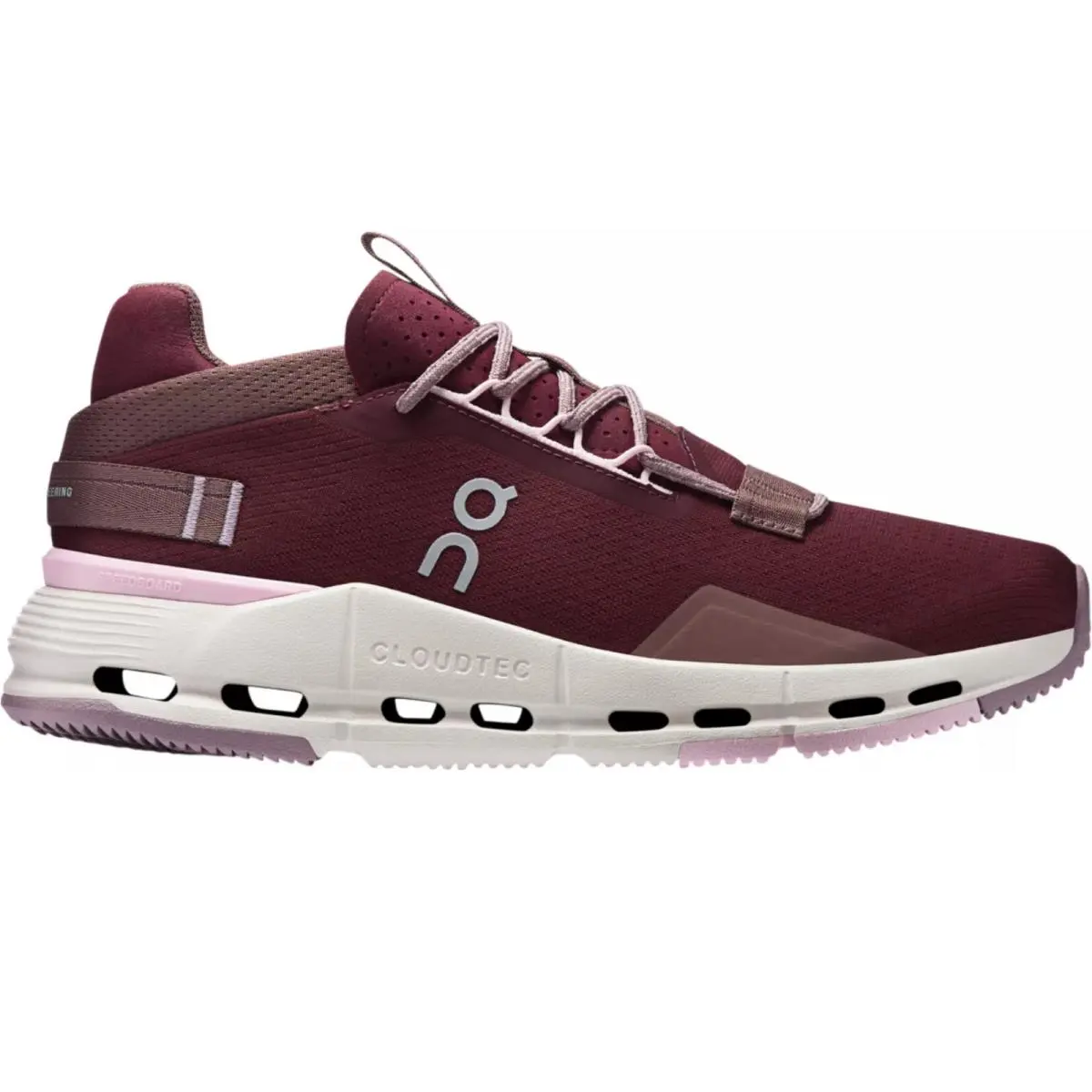 On Cloudnova 2 Women Running Shoes US Size 6-11 Colors Athletic Sneaker Maroon/Peony by On-Running