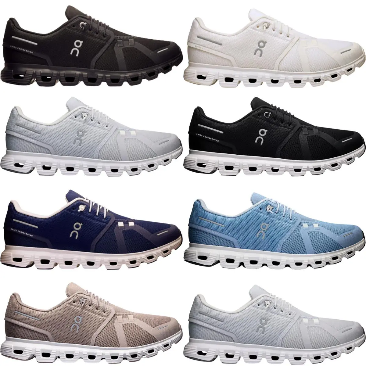 On-Running shoes - On Cloud 6 - Cloud - Black/White 34