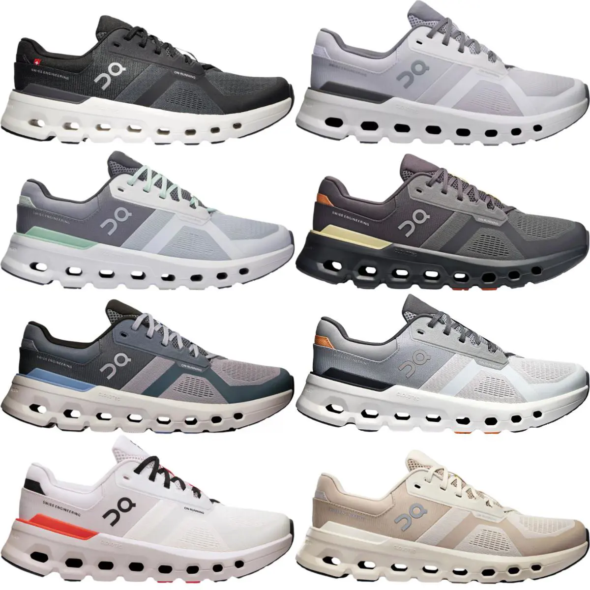 On-Running shoes - On Cloudrunner 2 - Cloudrunner - Frost/White 39