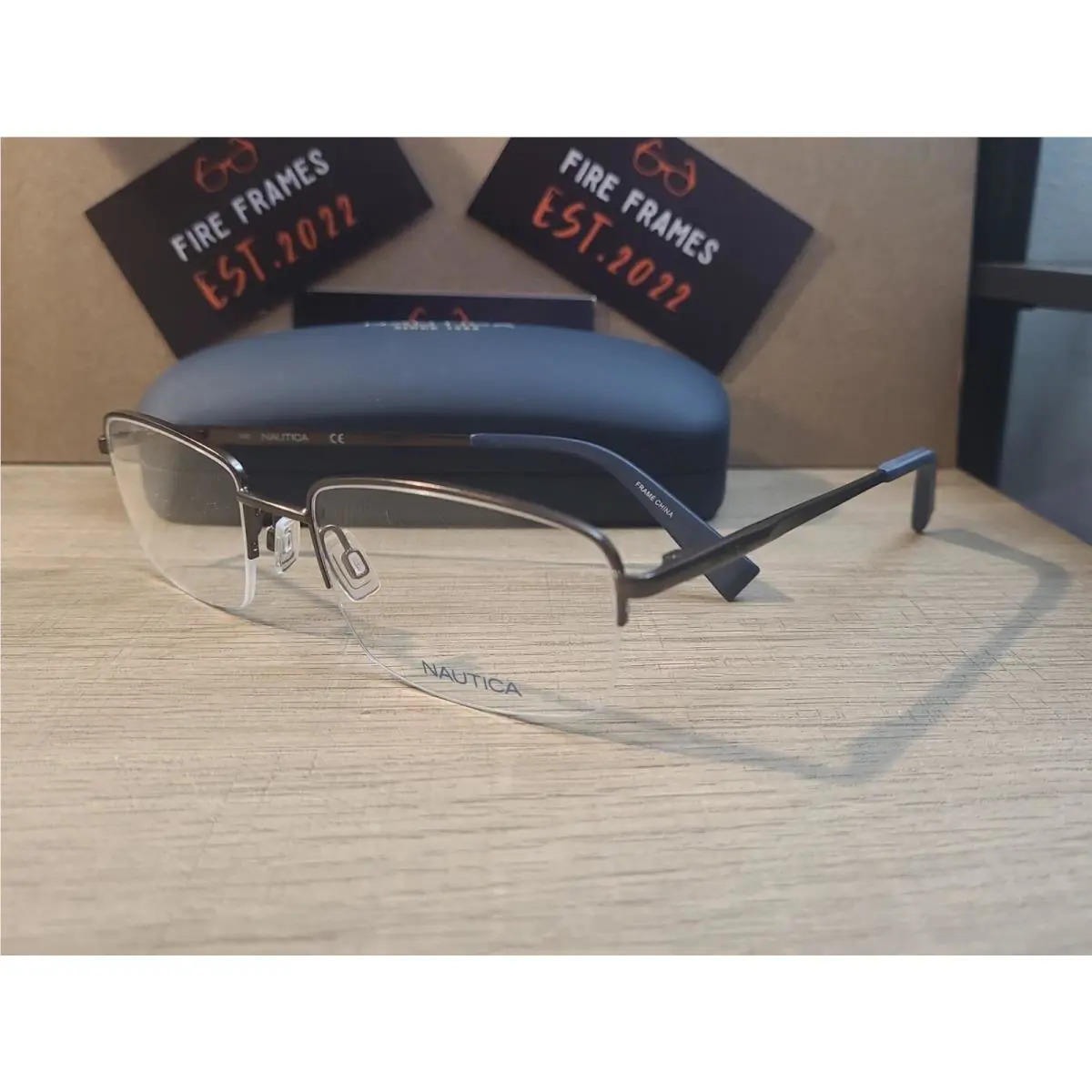 Nautica N7263 200 Gunmetal Eyeglasses Frames 57-20-140