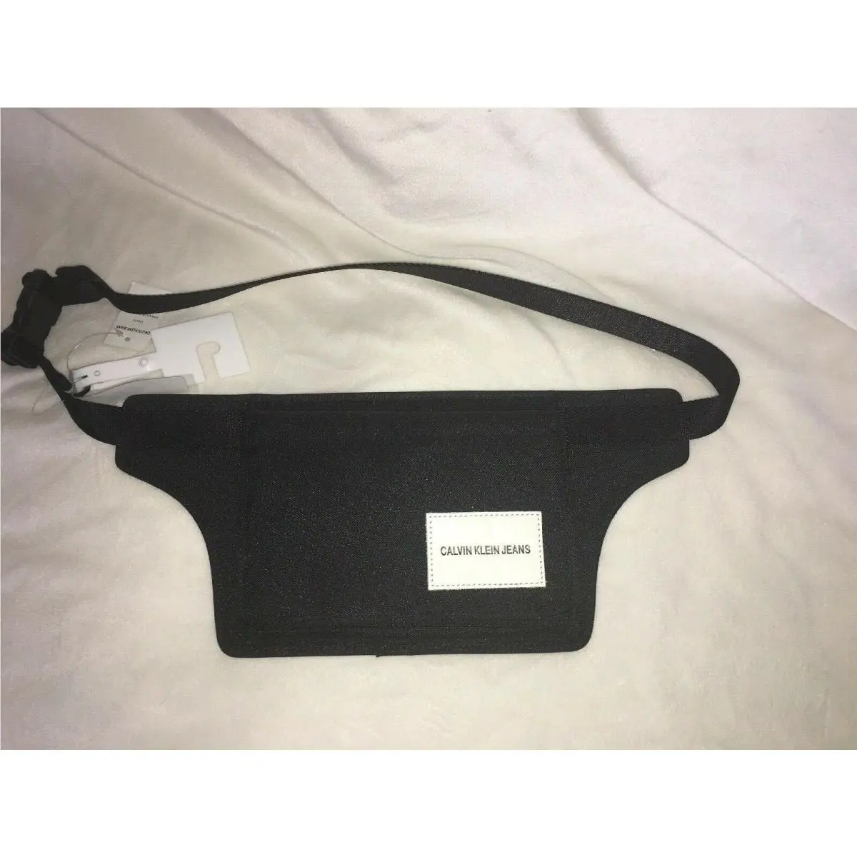 Calvin Klein Belt Bag Black with Logo Patch
