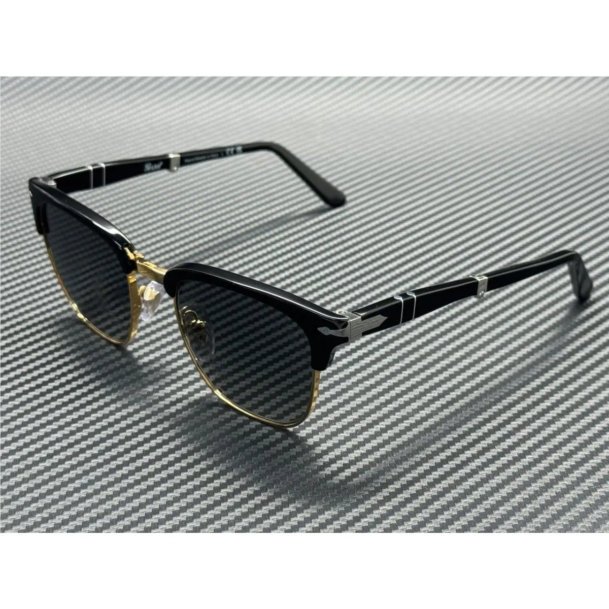 Persol PO3375S 122571 Black Grey Gradient Unisex 52 mm Folding Sunglasses