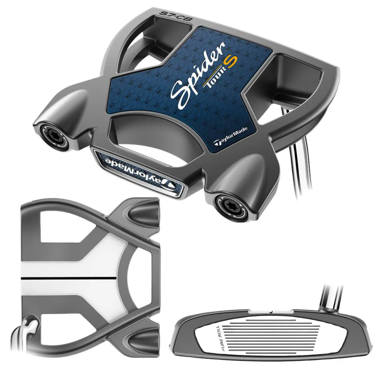 Left Handed Taylormade Spider Tour S Putter Double Bend 38