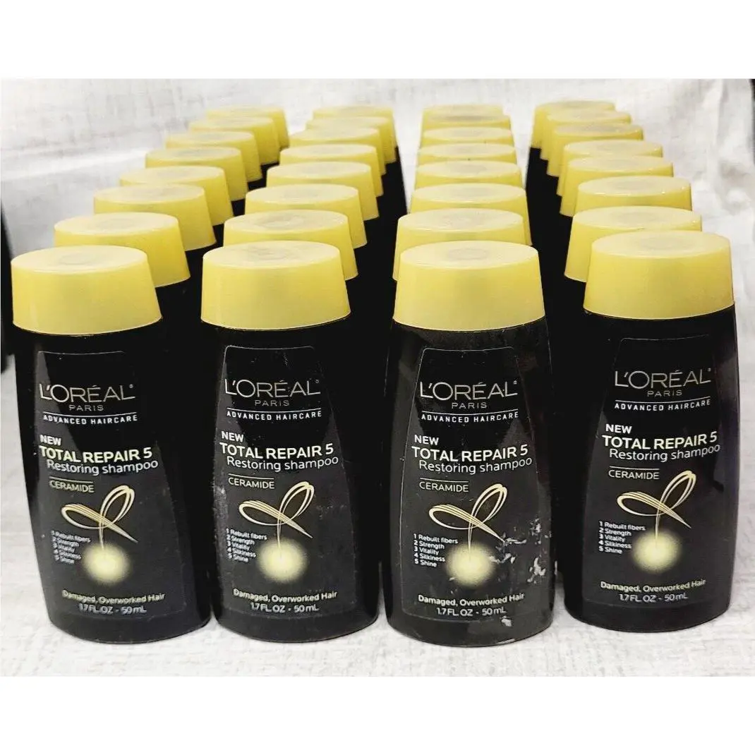 L`oreal Advanced Haircare Total Repair 5 Restoring Shampoo Lot OF 32 1.7 fl oz