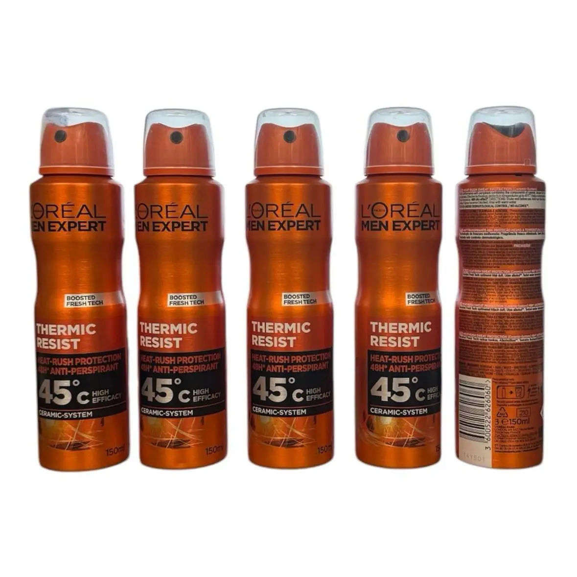 L`oréal Men Expert Antiperspirant Spray Thermic Resist 150 mL - 5 Pack/48 H