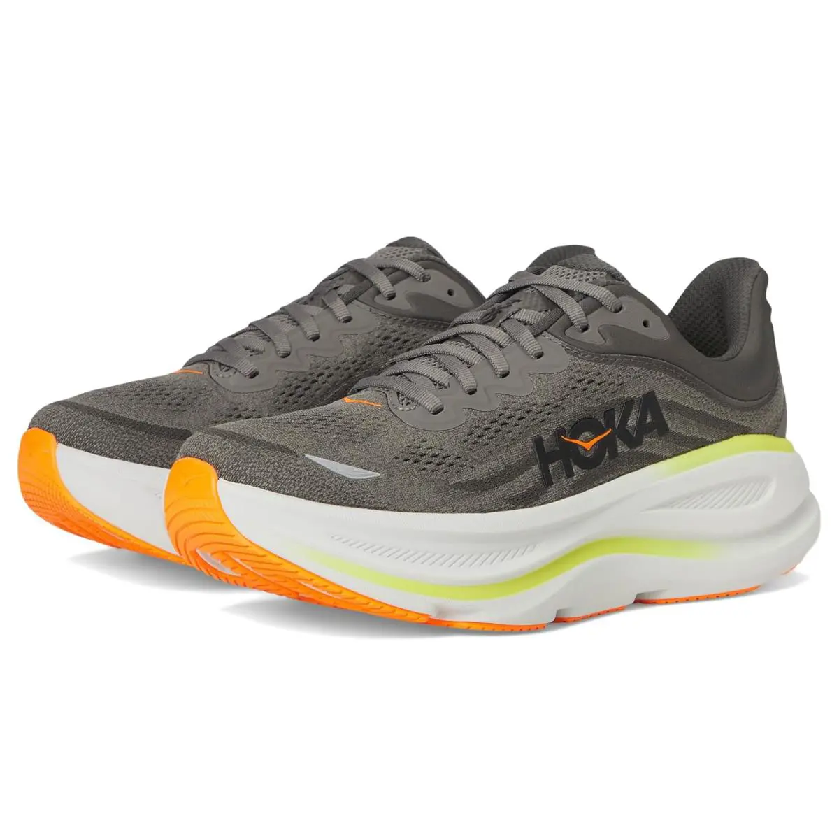Man`s Sneakers Athletic Shoes Hoka Bondi 9 - Asphalt Grey/Gravel