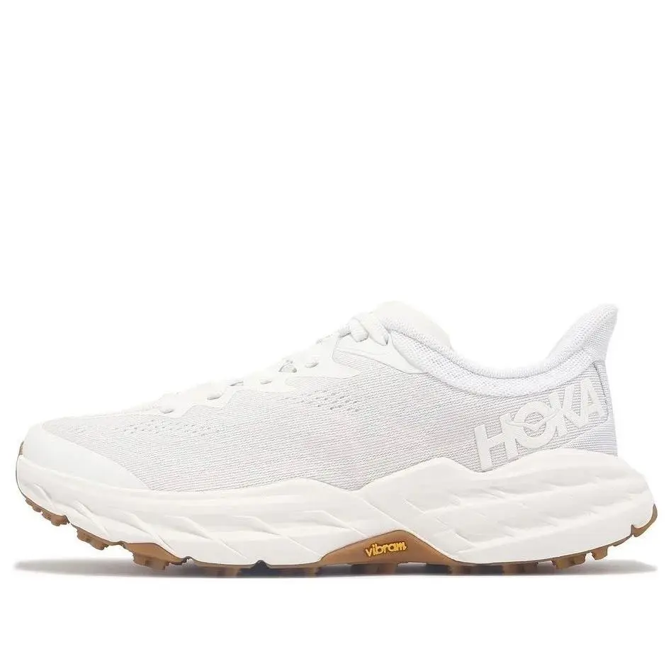 Hoka One One Speadgoat 5 Trail Running Shoes Size 9 B White Nimbus 123158 / Wncl
