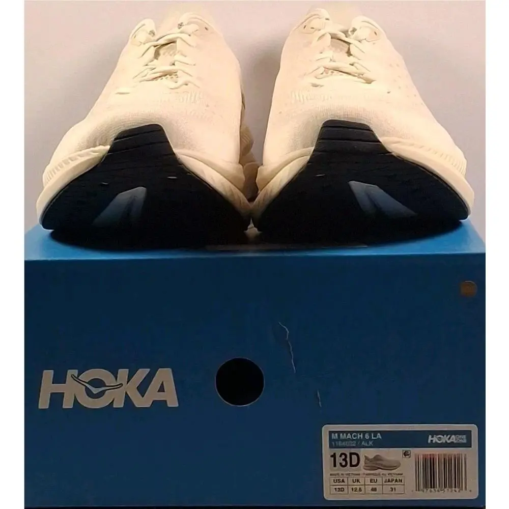Hoka shoes - Hoka One One Mach 6 - 1164032/ALK - White 1