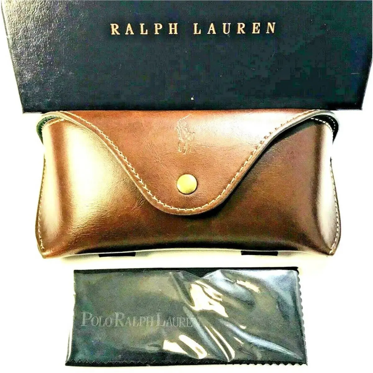 Polo Ralph Lauren Eyeglasses Sunglasses Box-leather Straps Case-sealed Cloth