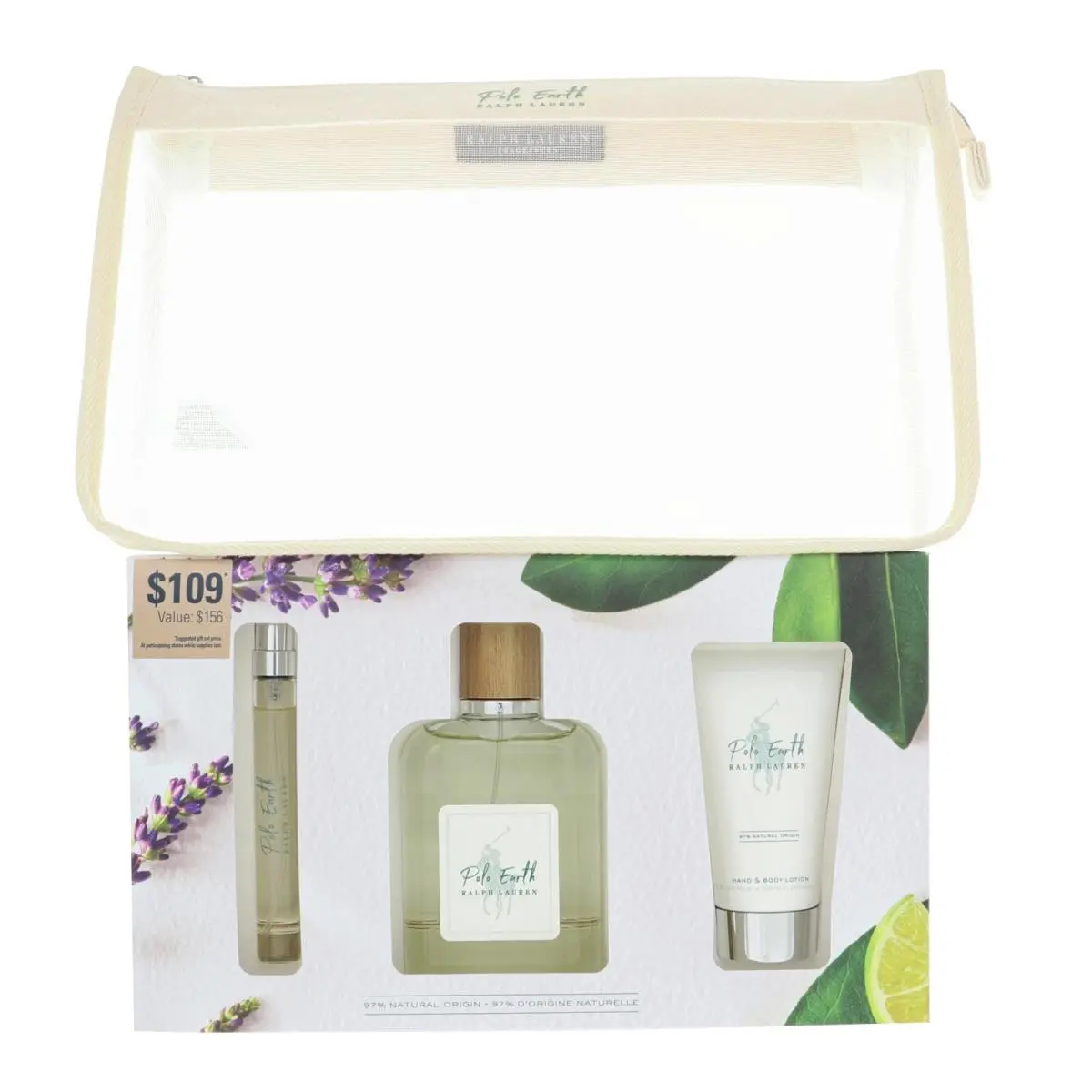 Polo Earth by Ralph Lauren Gift Set For Men 3 Piece Set For Men: 3.4 Oz Eau De