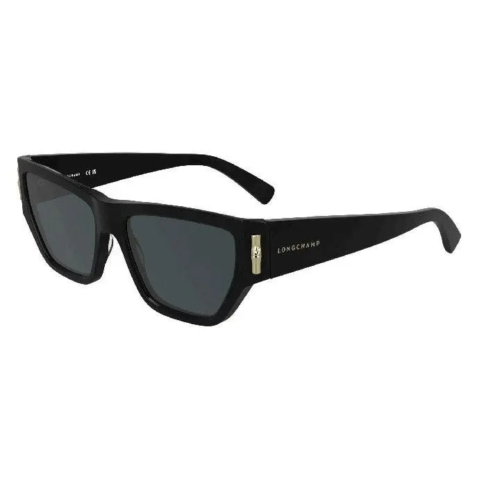 Longchamp LO774S 001 Black Sunglasses 54mm Women`s