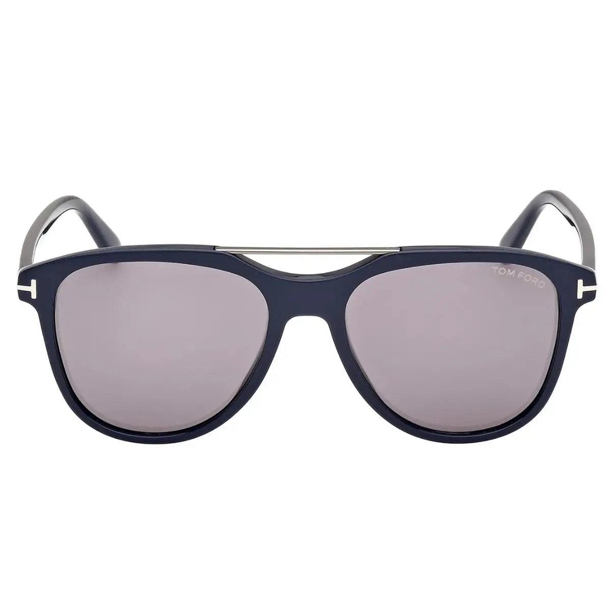 Men`s FT1098 Sunglasses FT10985 Shiny Blue / Smoke Mirror by Tom Ford