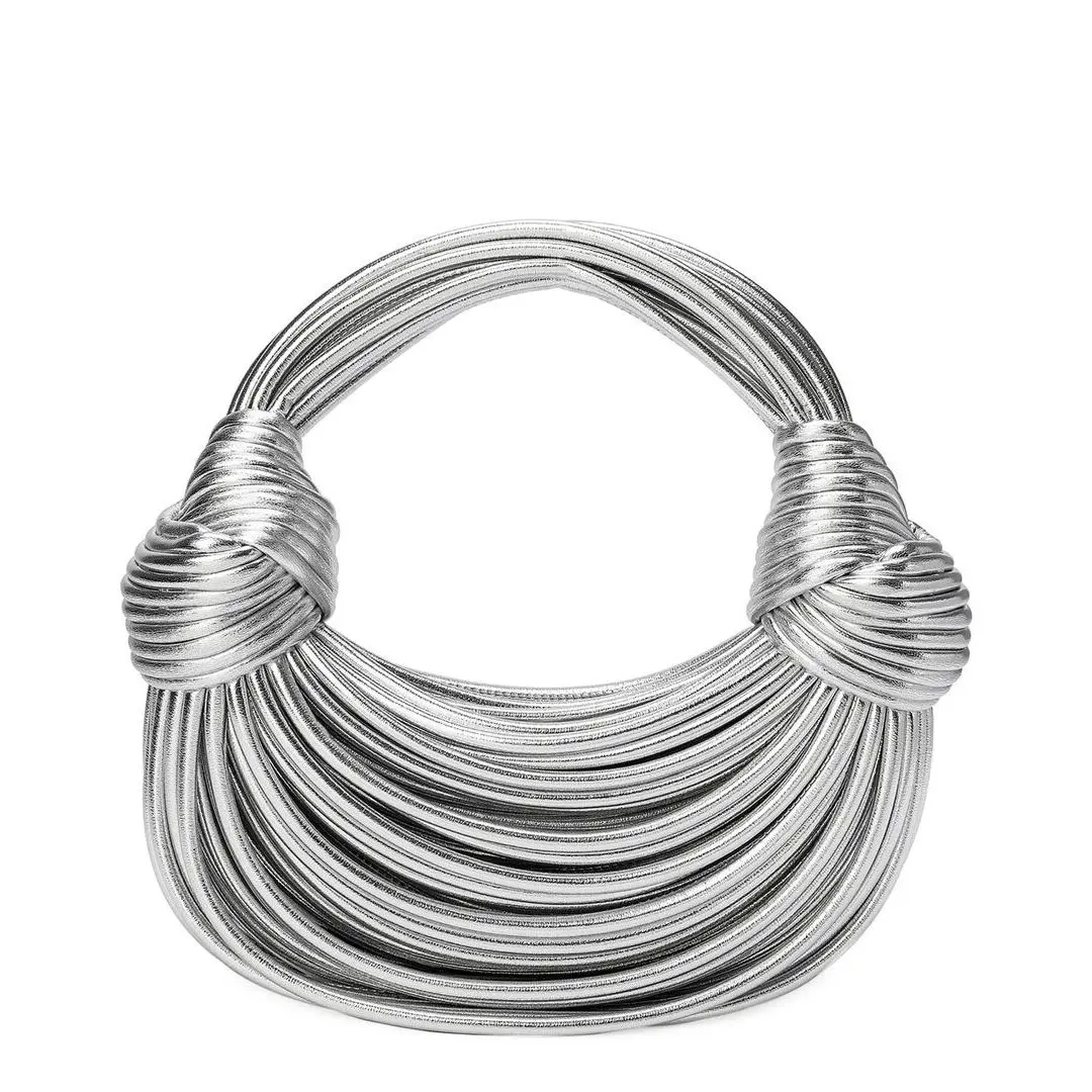 Tiffany Fred Paris Leather Satchel Women`s Silver Ns by Louis Vuitton