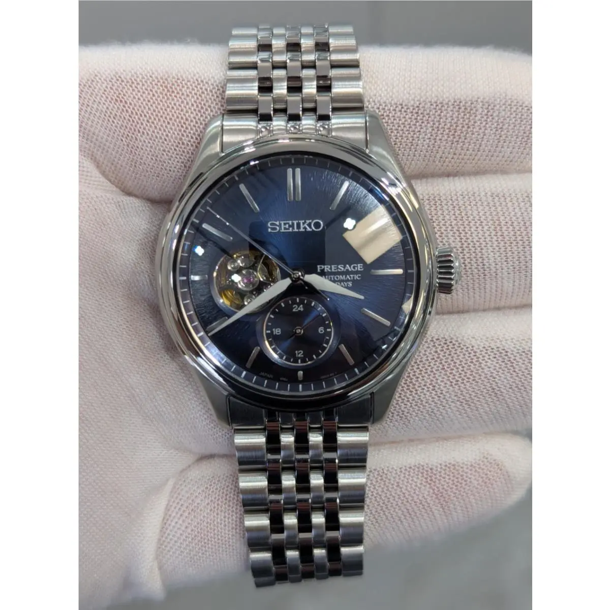 Seiko Presage Automatic Classic Series Blue Dial Men`s Watch SPB527