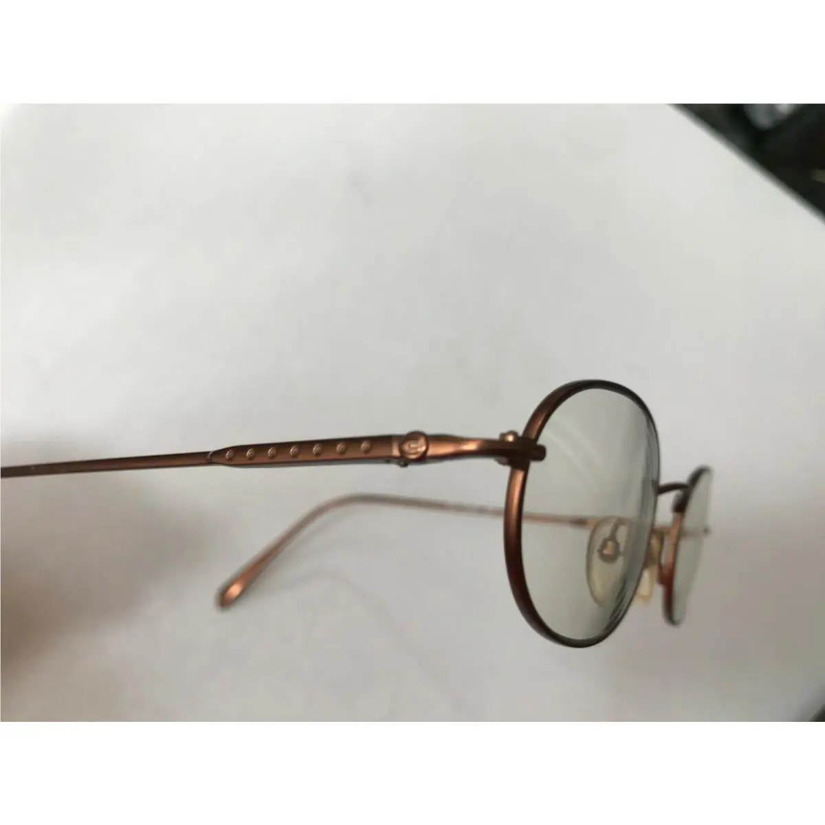 Carrera Small Metal Eyeglasses Frames Brown CA 7034 3FB Italy 47 20 140
