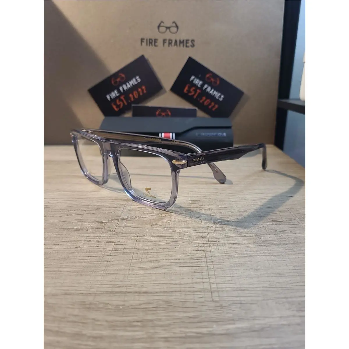 Carrera 312 KB7 Eyeglasses Frames Clear Grey Full Rim 54-19-150