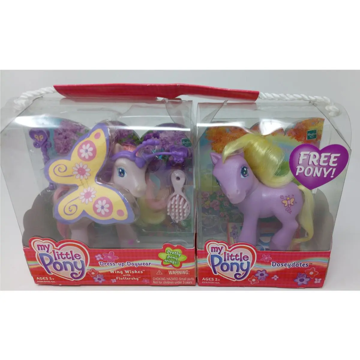 2004 G3 My Little Pony Dress-up Daywear Butterfly Fluttershy Doseydotes