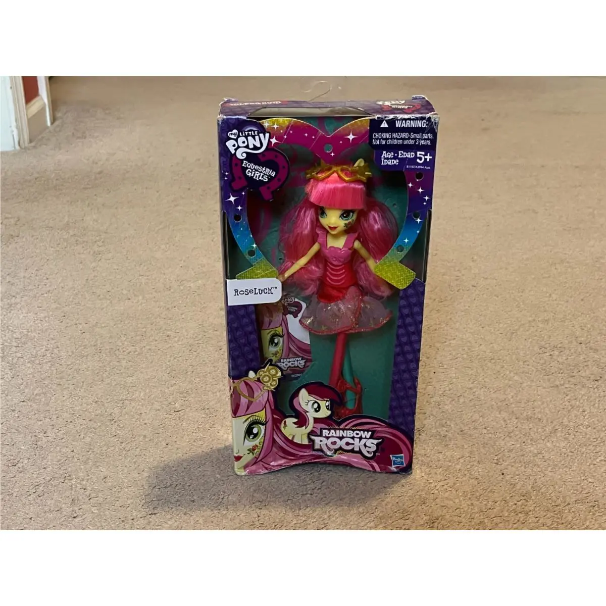 My Little Pony Roseluck Rainbow Rocks Equestria Girls Hasbro Doll Rare