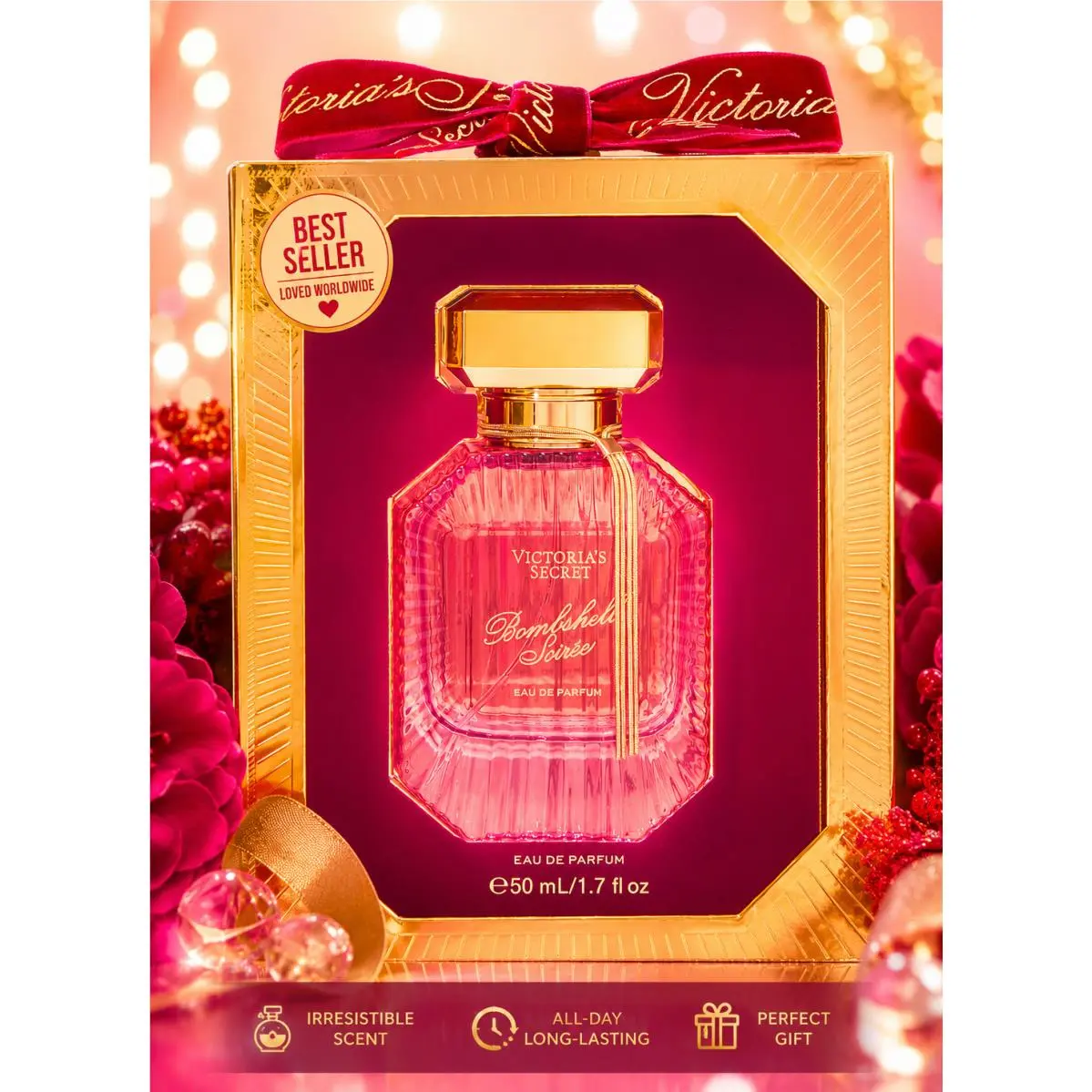 Bombshell Soiree Perfume Victoria`s Secret 1.7 Oz 50 ml Edp Eau de Parfum Spray