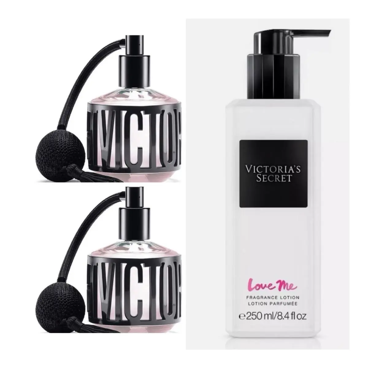 Victoria`s Secret Love ME Eau de Parfum 1.7 Fl.oz. 2 and Fragrance Lotion