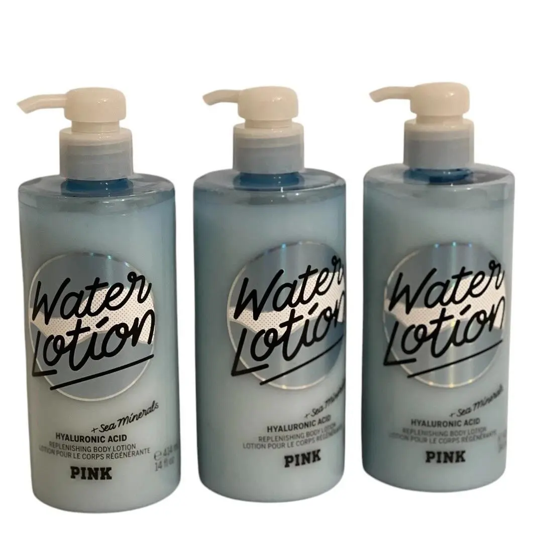 Victoria`s Secret Body Water Lotion 14 Fl Oz Moisturizing Fragrance Lot Of 3