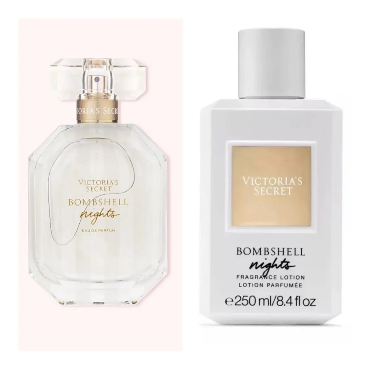 Victoria`s Secret Bombshell Nights Eau de Parfum 3.4 Fl.oz and Fragrance Lotion