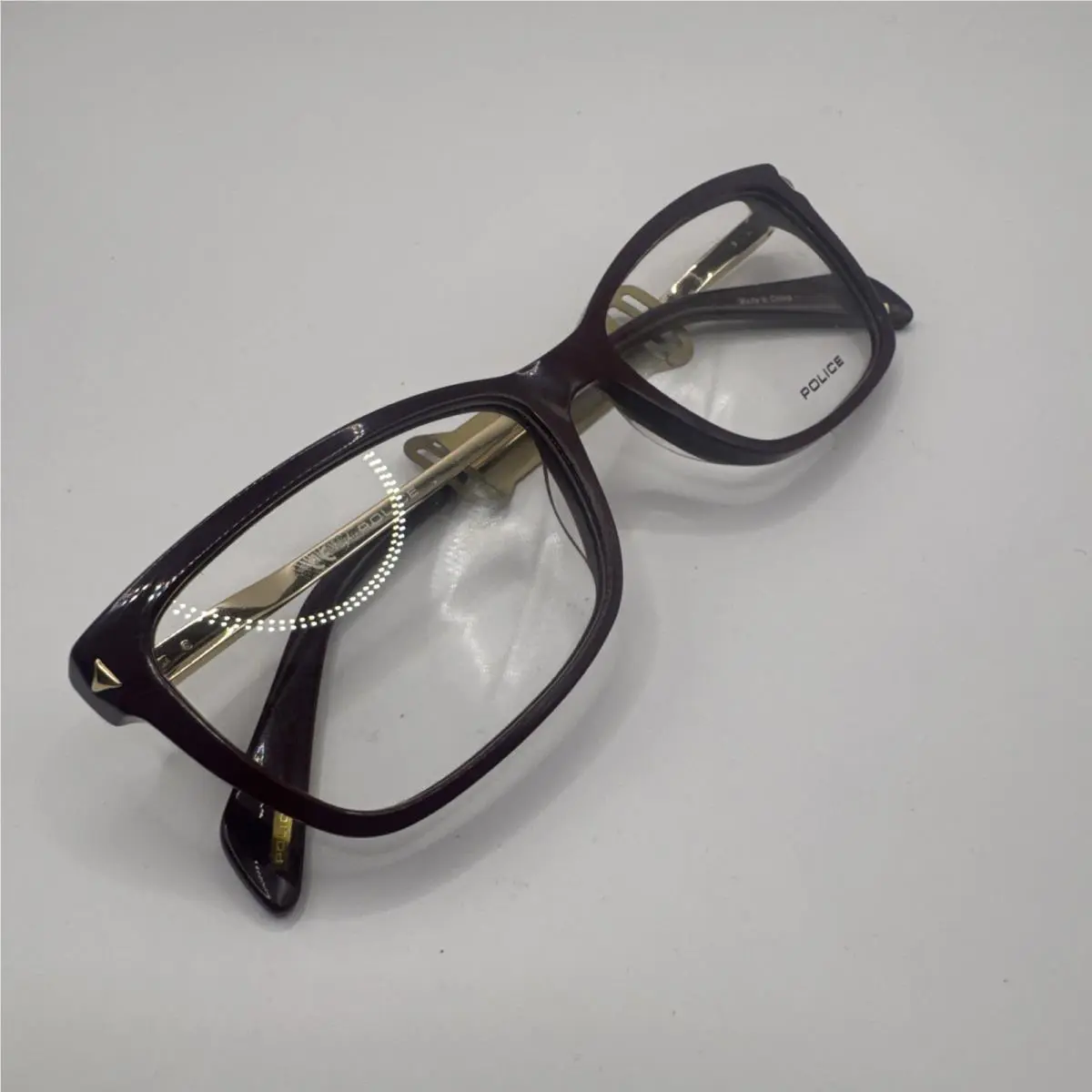 Police VPLA87 Women’s Burgundy Eyeglasses Frames 53 15 - 140