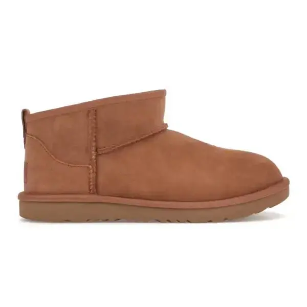 Ugg Kids Ultra Mini Sheepskin Boots The Perfect Cold-weather Essential - CHESTNUT