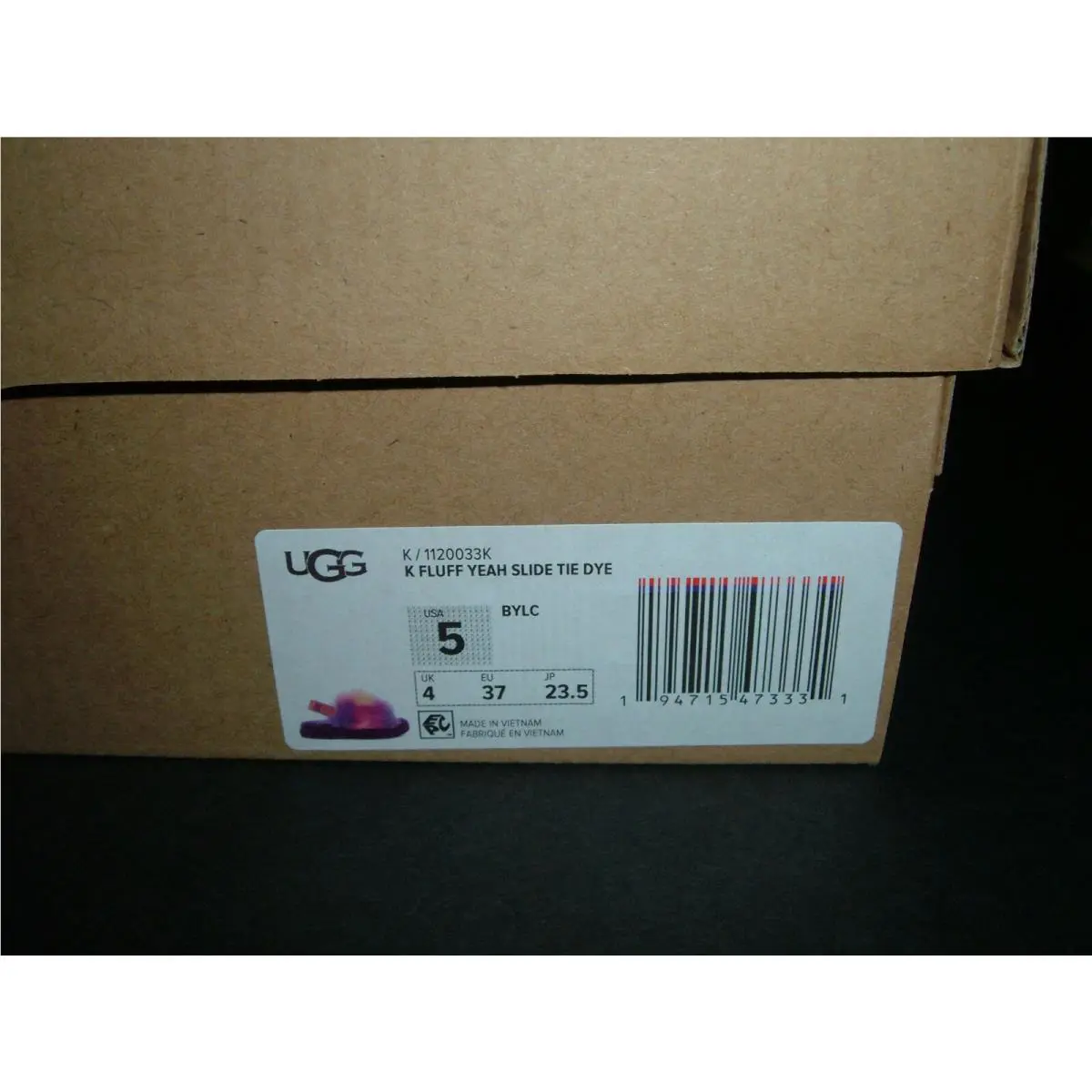 UGG shoes - Slide Slippers - Slide Slippers - Tie Dye (UPC: 194715473331) 5