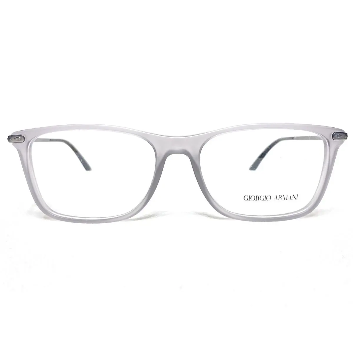 Giorgio Armani AR7111 5520 Mens Matte Grey Rectangle Eyeglasses Frames 55/17